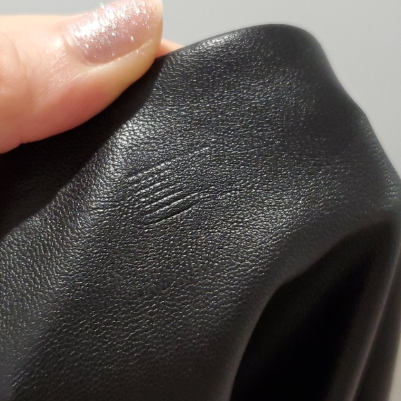 BEBE Faux Leather skirt w lace - Size M - Picture 6 of 6